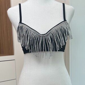 Asos Swim Top/Black bralette